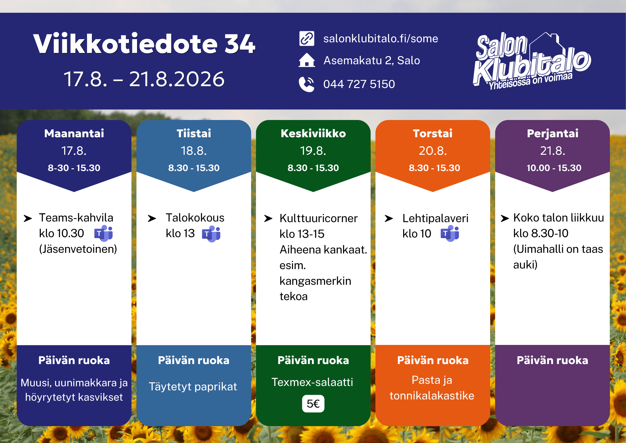 Viikkotiedote34