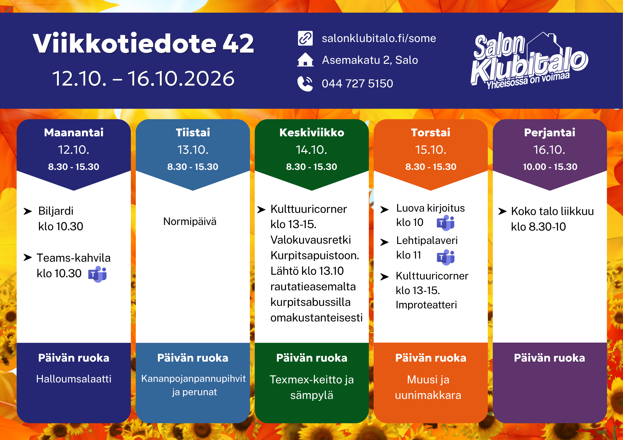 Viikkotiedote42